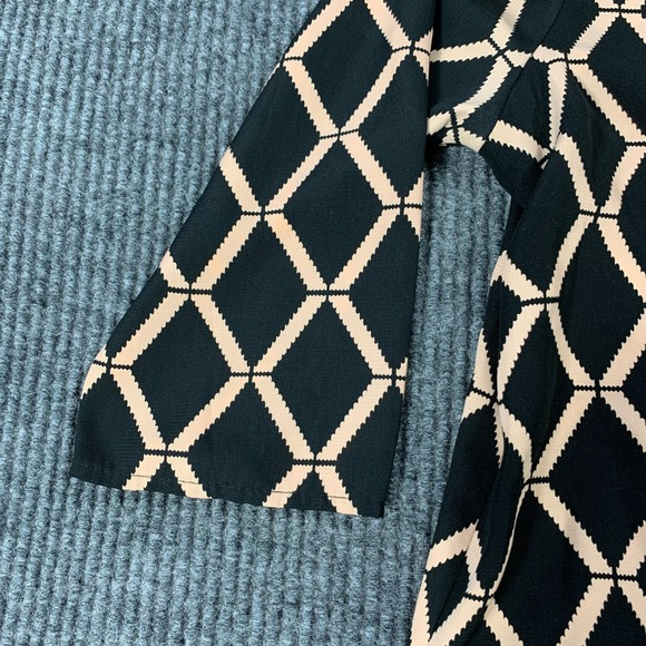 Jella Couture Blouse Womens Medium M Black Pocket 3/4 Sleeve Pullover Comfort‎ - Picture 7 of 12